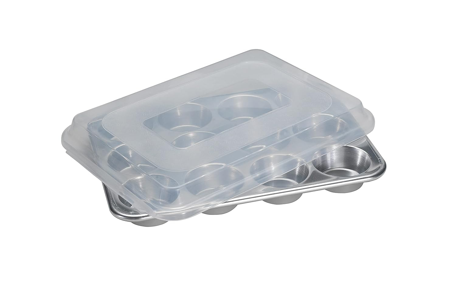 Nordic Ware Naturals® 12 Cavity Muffin Pan with Lid