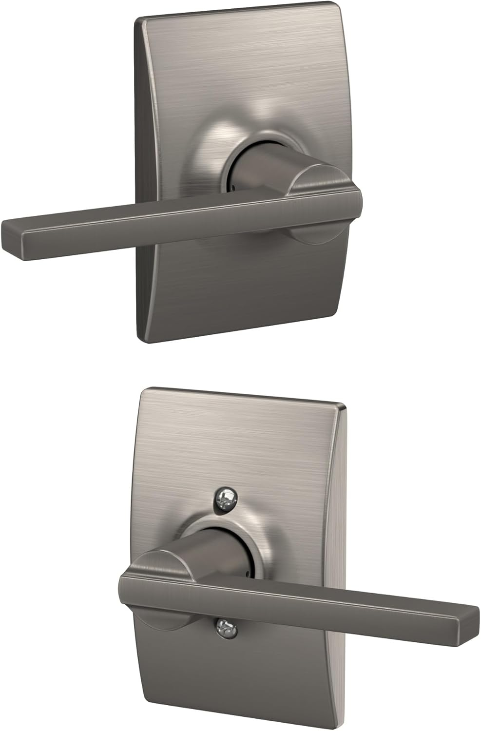 Latitude Passage Door Lever with Century Rosette