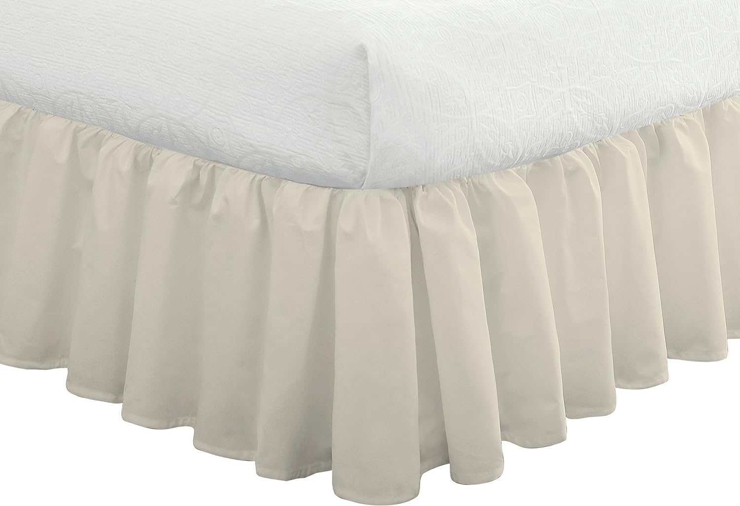 Ruffled Poplin Collection with Bed Skirts and Shams, sold separately