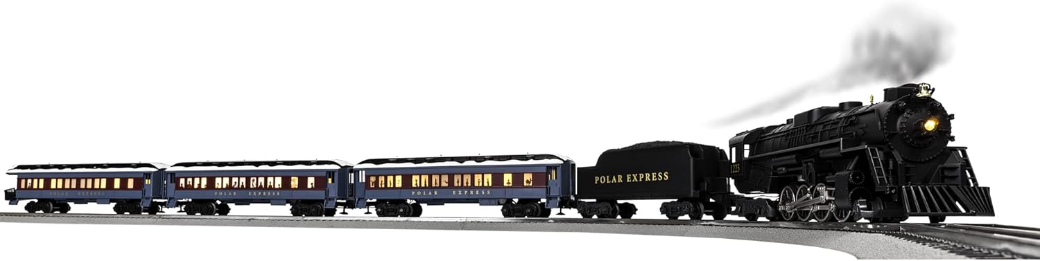 Lionel Polar Express Electric O Gauge Train Set with Remote and Bluetooth 5.0 Capability