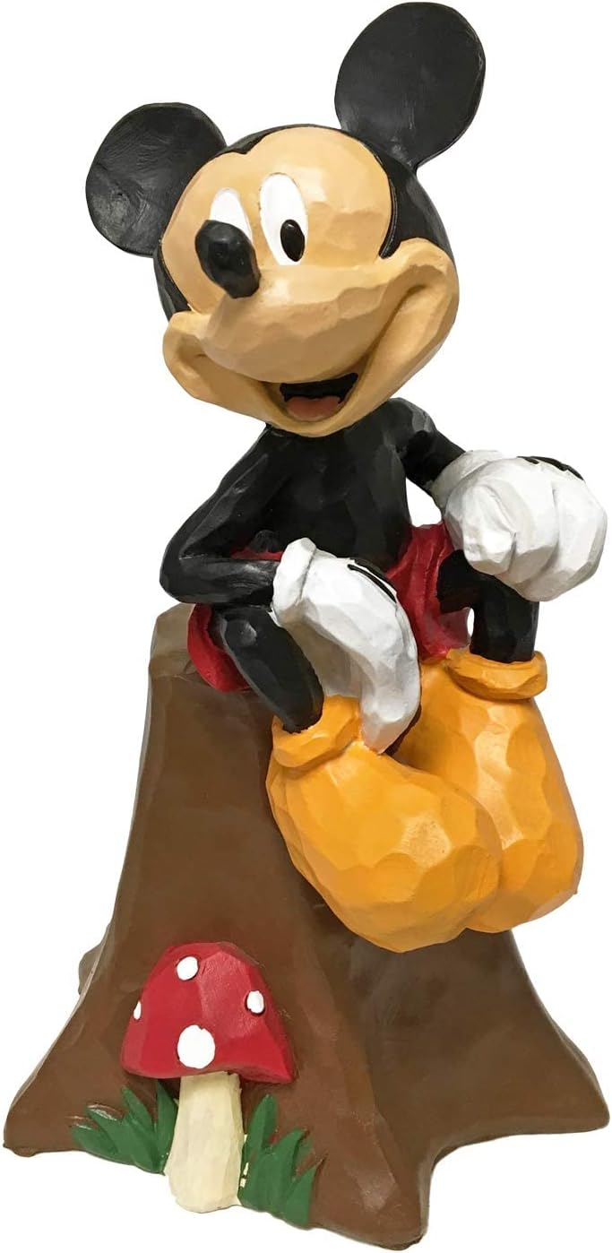 Back Yard Glory Disney Minnie MouseSitting On A Tree Stump Outdoor Garden Statue
