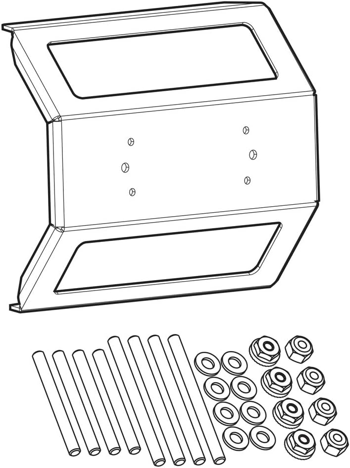 Humminbird Reinforced In-Dash Mounting Kit for Solix 12 740176-1