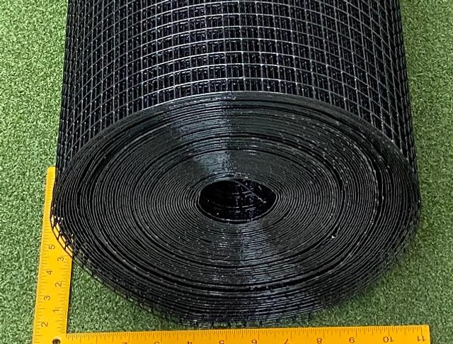 Critterfence 3x100 1-2 3 x 100 ft. Black Steel 0.5 in. Square Grid Fence