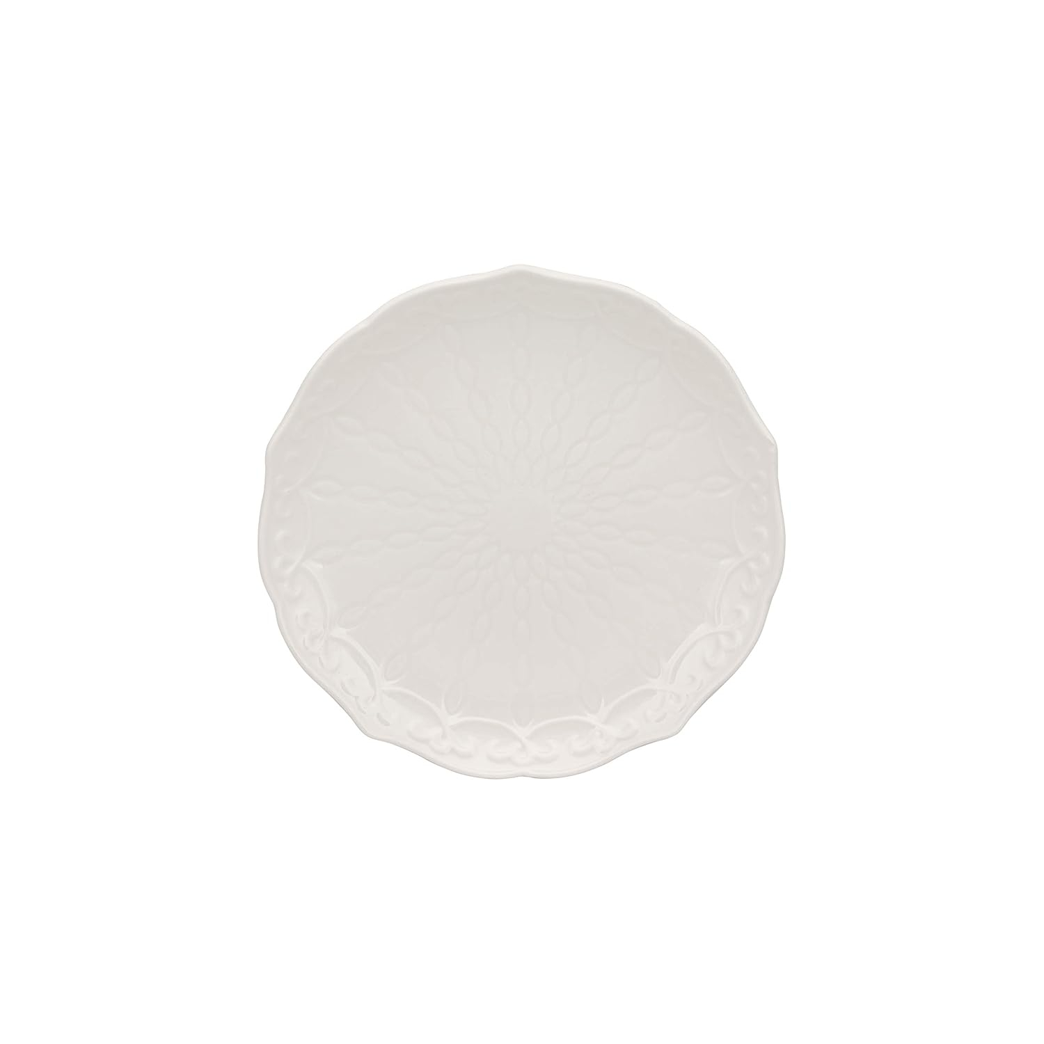 10 Strawberry Street Ever Porcelain 6" Bread & Butter Plate, Set of 6, White