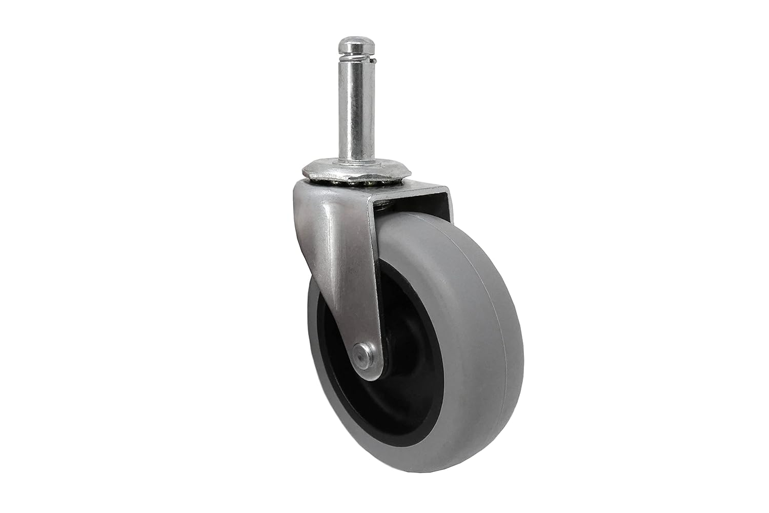 Shepherd 3-Inch Gray Thermoplastic Rubber Swivel Caster