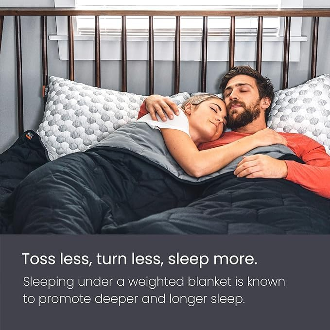 Layla Weighted Blanket with Fleecy Top Layer | Even Weight Distribution | (20lbs, Queen Size)