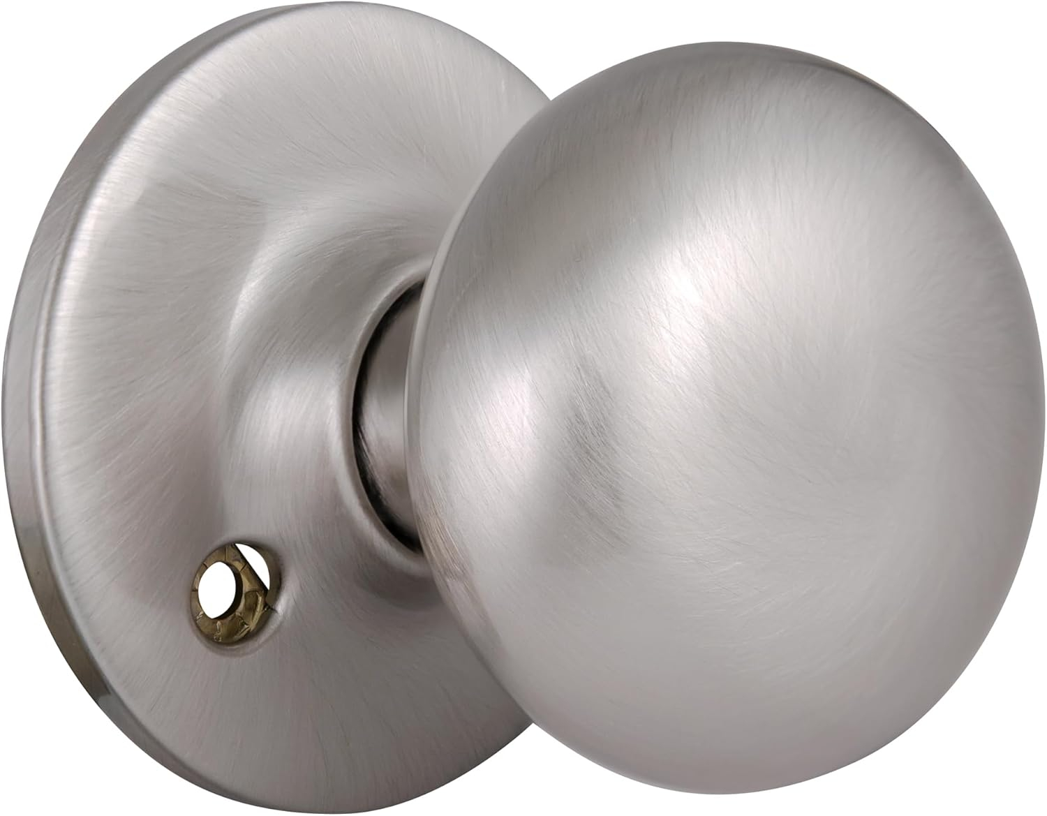 Design House 753301 Cambridge 2-Way Adjustable Passage Door Knob, Satin Nickel