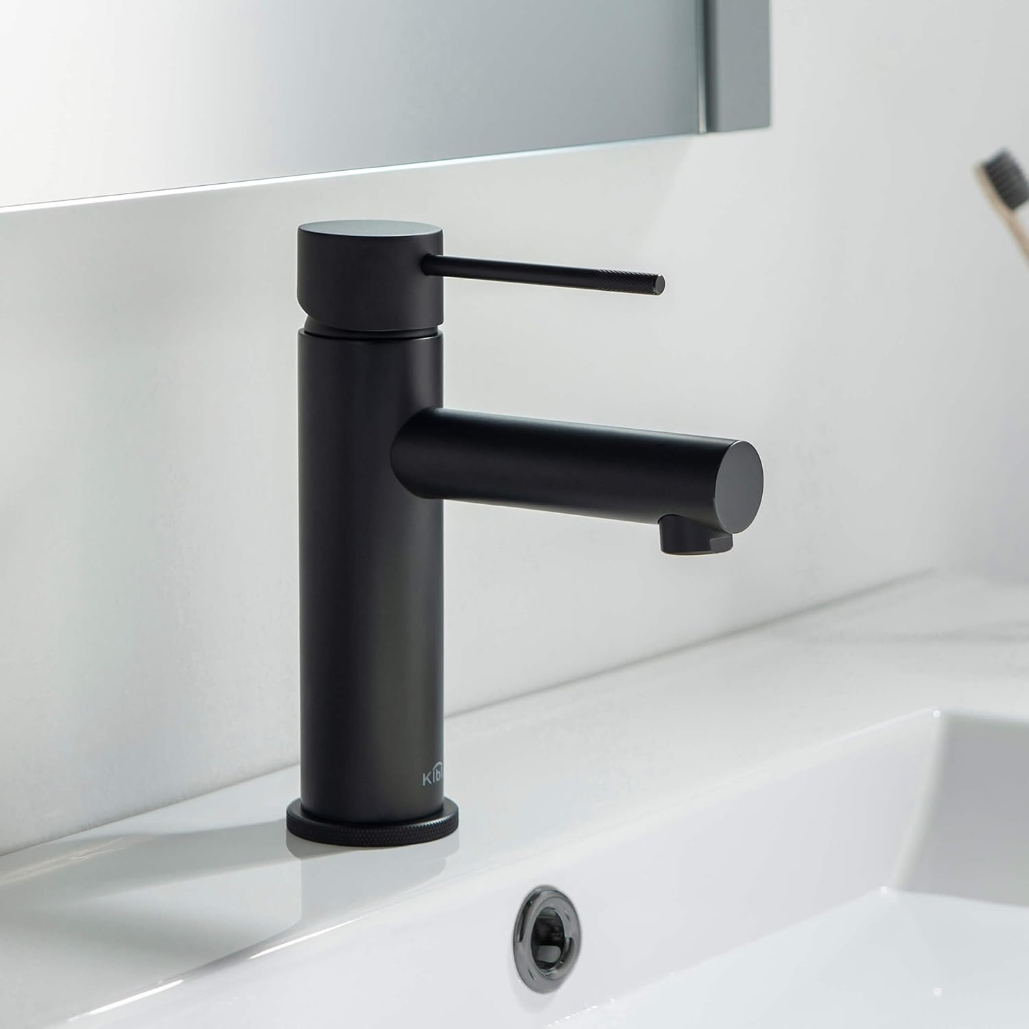 Kibi Circular X Single Handle Bathroom Vanity Sink Faucet