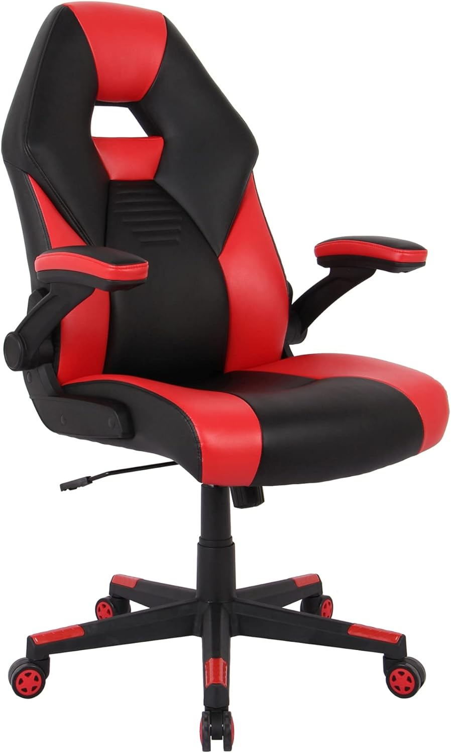 RGX Black and Red Faux Leather High-Back Gaming Chair