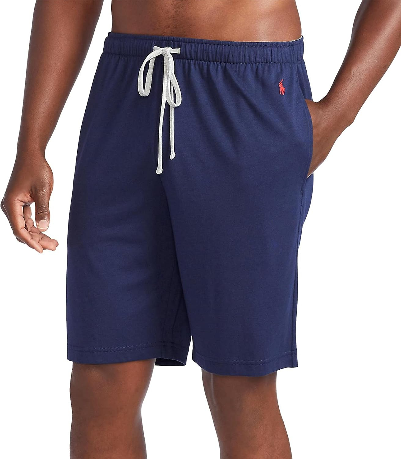 XL Navy Cotton-Modal Low Rise Sleep Shorts