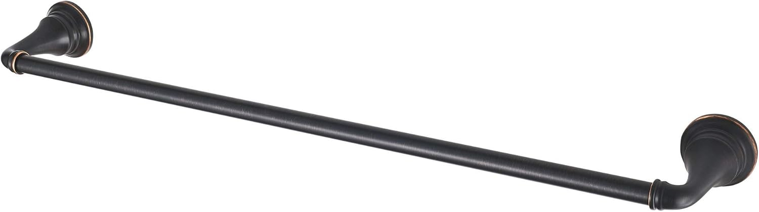 Antique Bronze 24-inch Industrial Wall Mounted Towel Bar