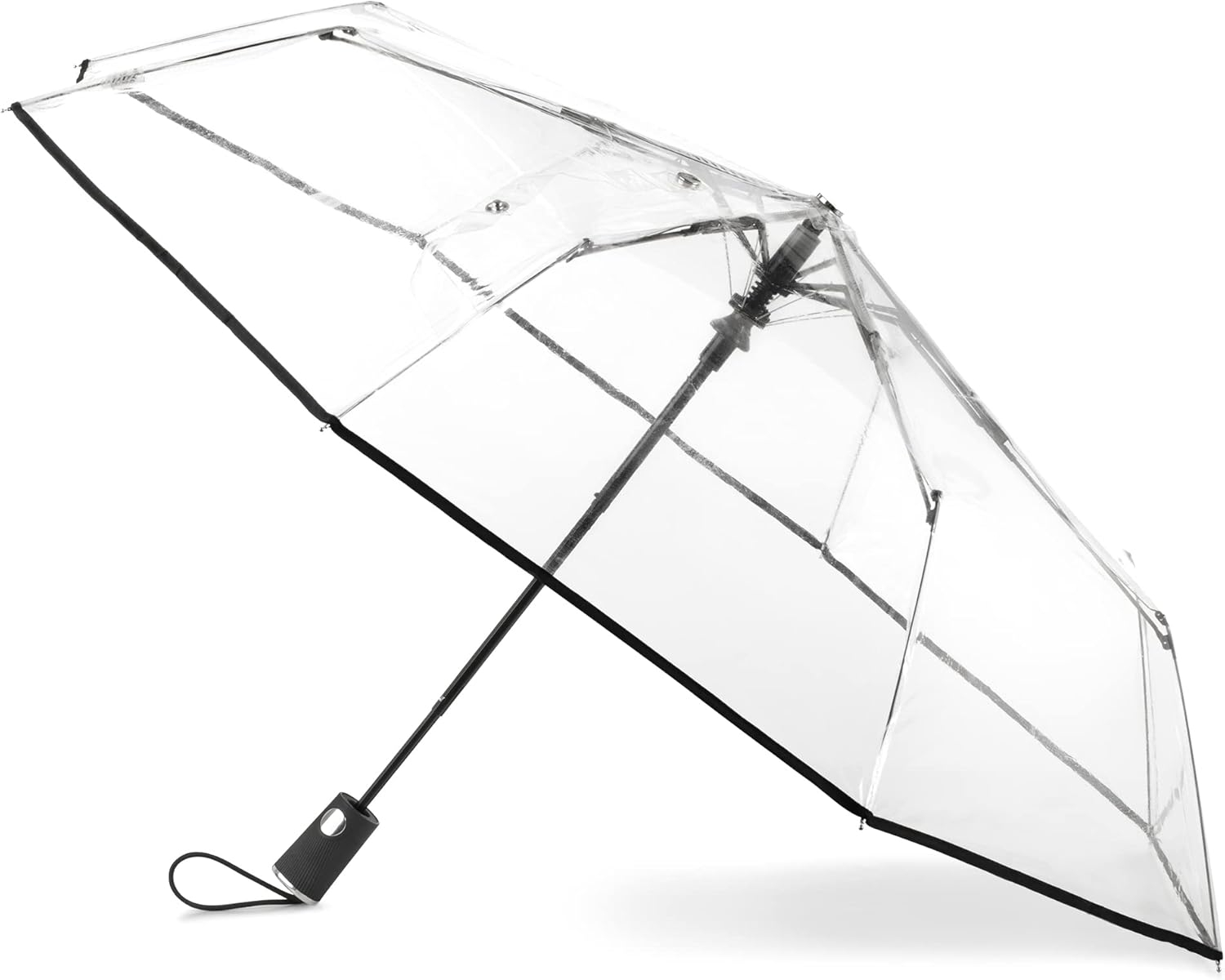 totes Adult Automatic Rain Umbrellas, Clear