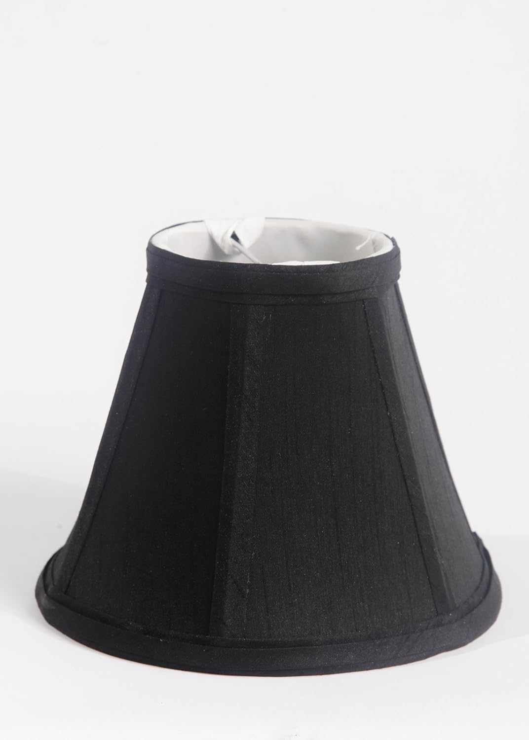 Urbanest Faux Silk Empire Chandelier Lamp Shade, 3x6x5", Black