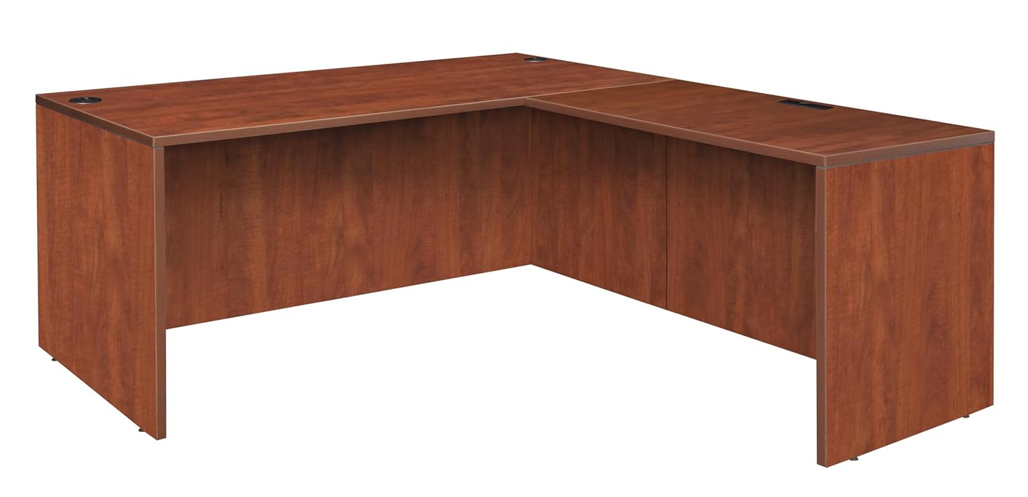 Regency Legacy 66 x 77 in. Executive L Desk Shell- Cherry
