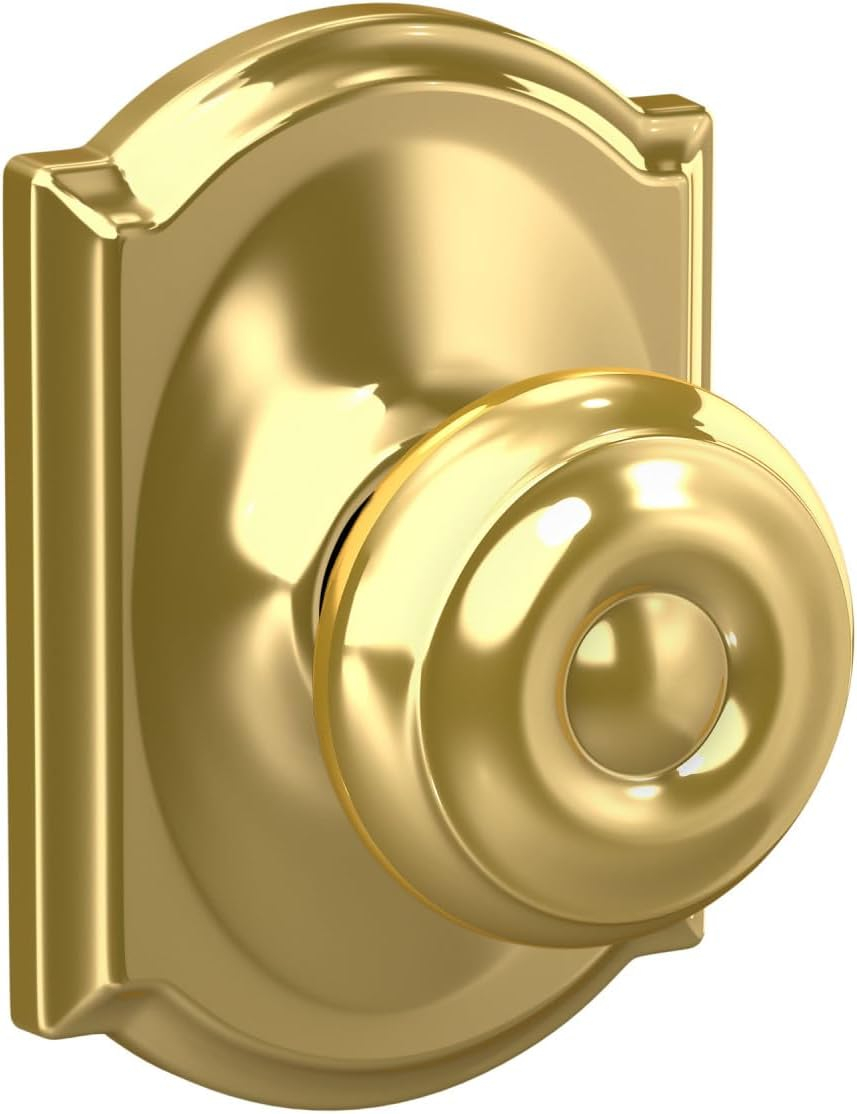 Georgian Passage Knob with Camelot Trim