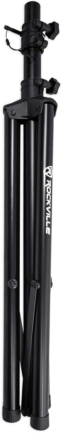 Rockville RVES05 Black Heavy Duty Tripod Pole-Mount DJ PA Speaker Stand