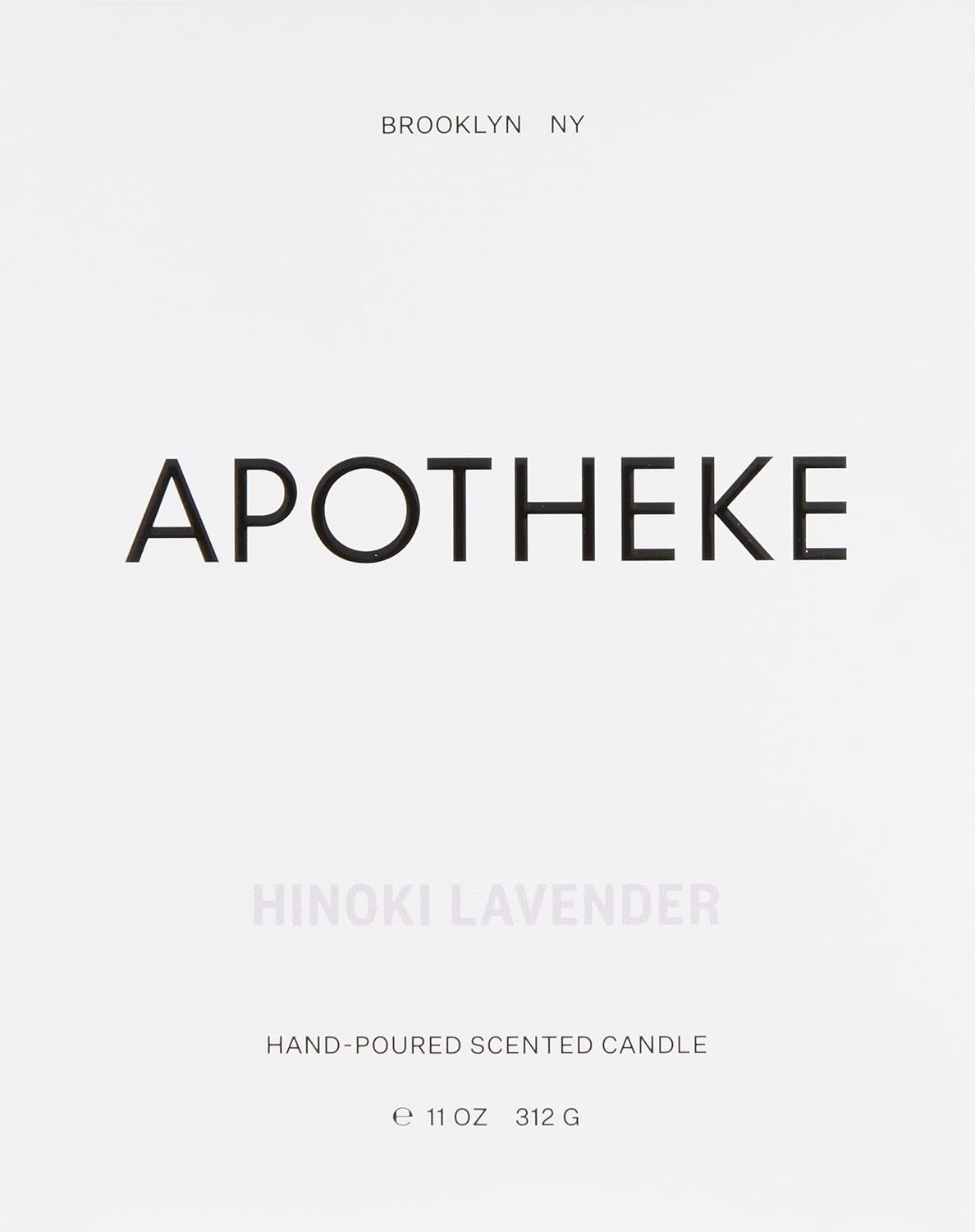 Hinoki Lavender Signature Scented Candle