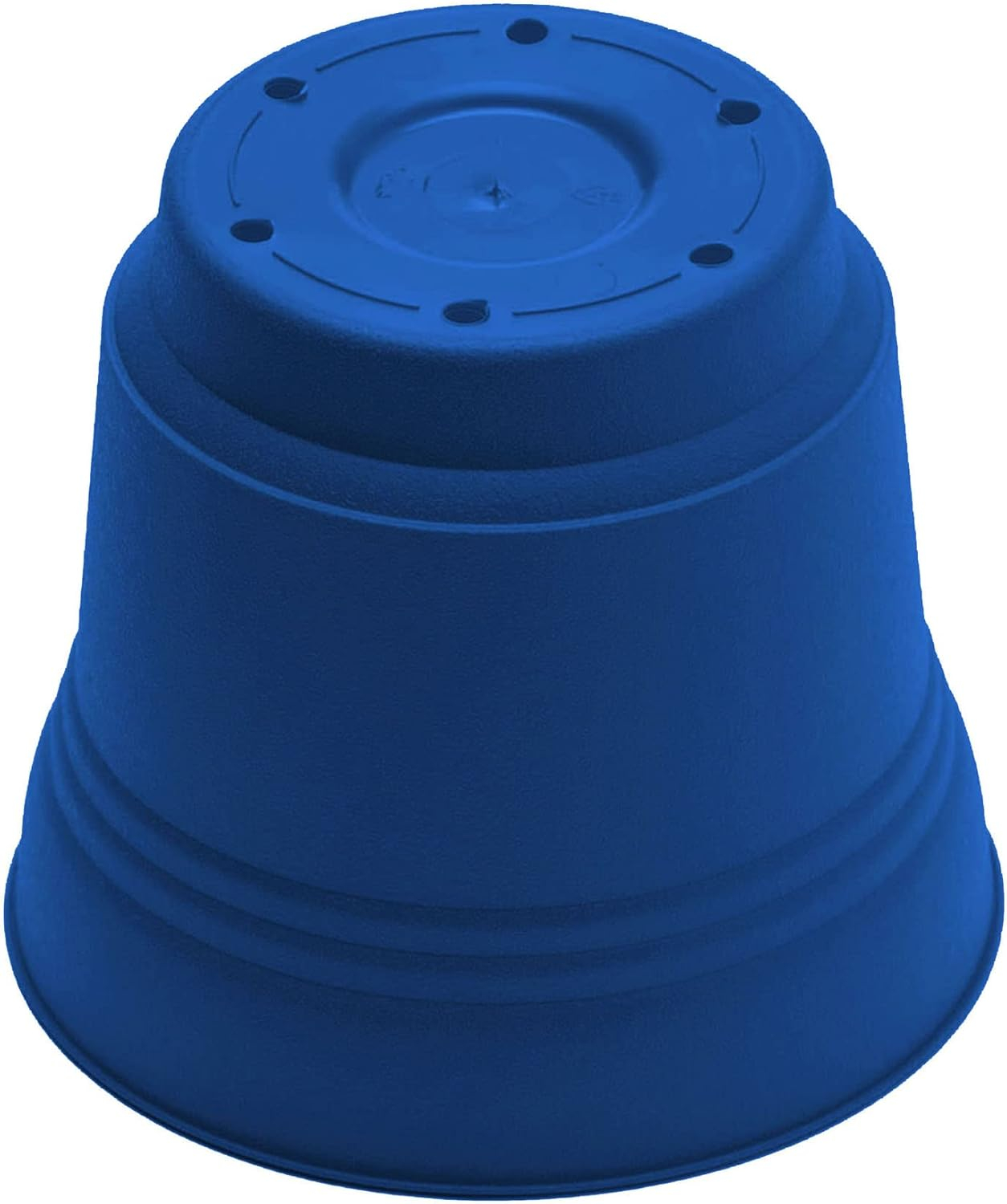 Bloem Saturn 12 in. D Plastic Planter Blue