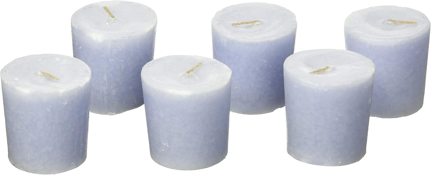 Aroma Naturals Votive Candles with Lavender, Tranquility, 6 Count