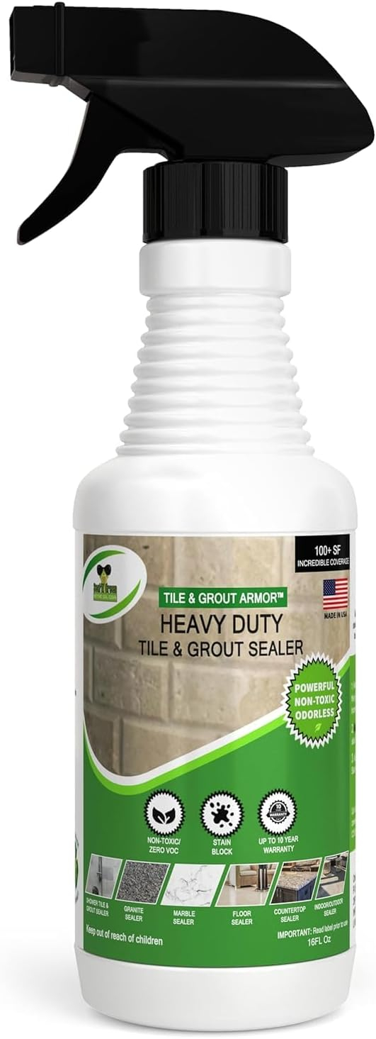 Seal It Green Grout, Granite, Stone, And Tile Sealer - Eco Friendly Deep Penetrating Protectant-No More Mold, Mildew Or Food Stains.