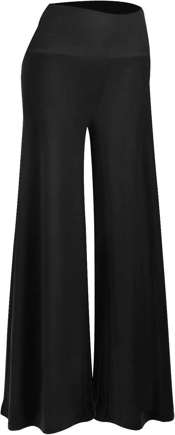 Arolina Women's Stretchy Wide Leg Palazzo Lounge Pants with Pockets Casual Comfy High Waist Palazzo Pants for Women Dressy