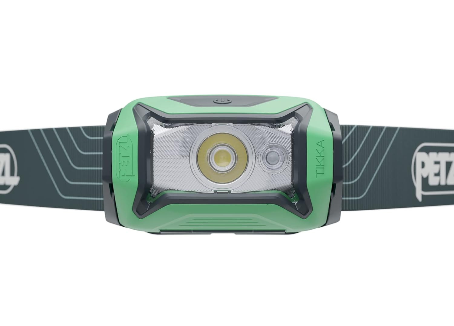 PETZL Tikka Headlamp - Compact 350 Lumen Light with Red Lighting, for Hiking, Climbing, Running, and Camping - Green