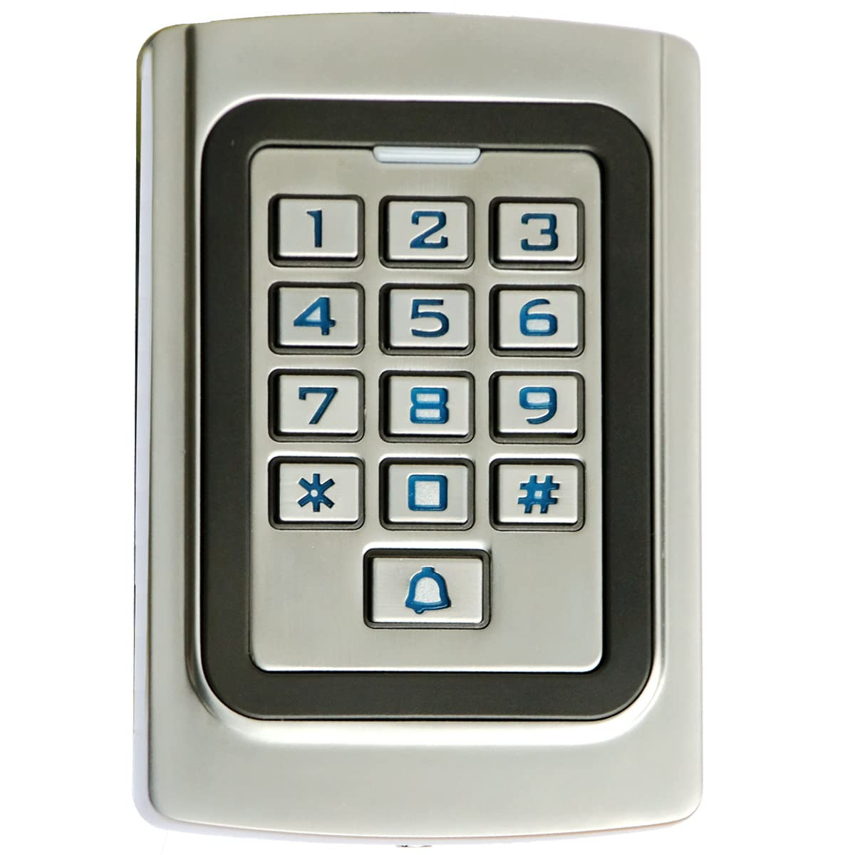 IP68 Waterproof Universal 12V 24VDC Metal Case Digital Wired Keypad for Garage Door, Gate Opener and Access Control Systems