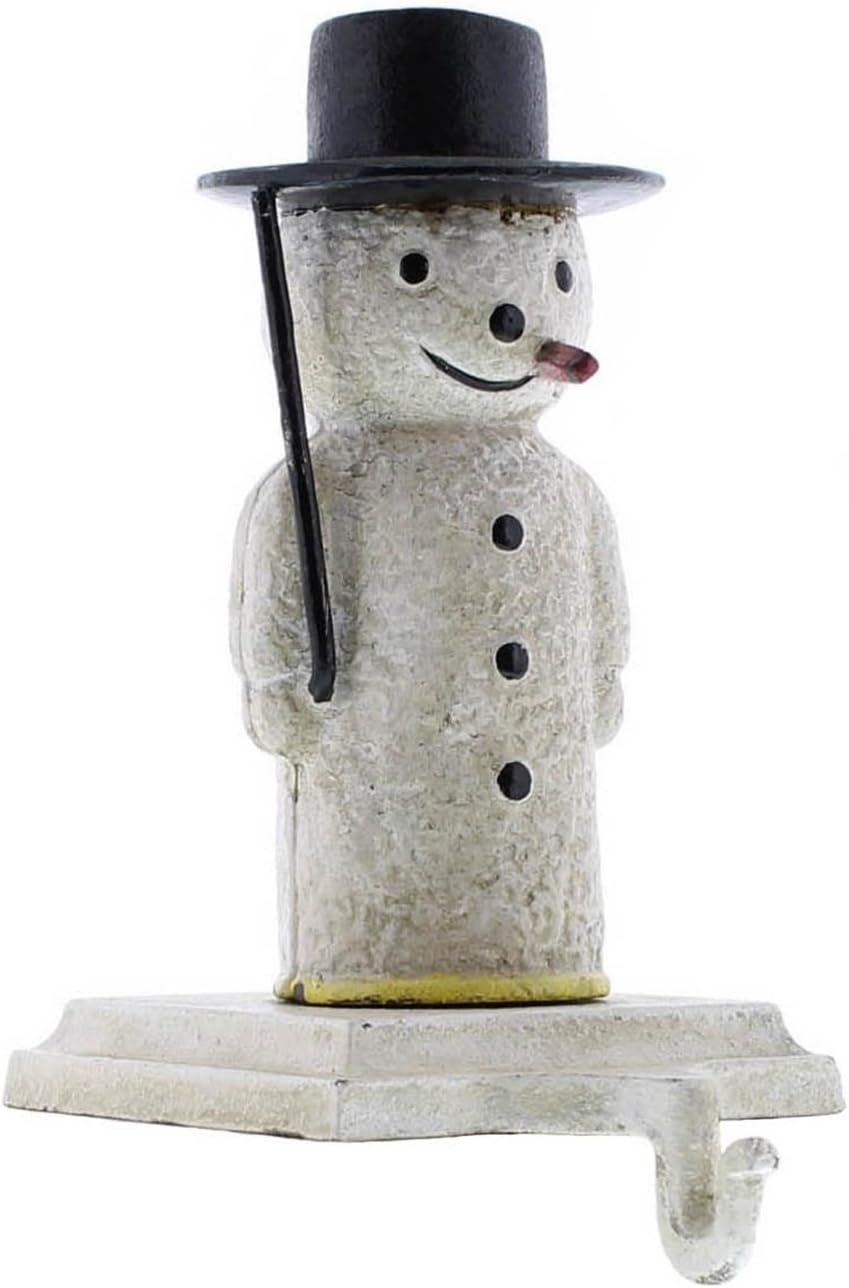 HomArt Snowman Stocking Holder - Cast Iron