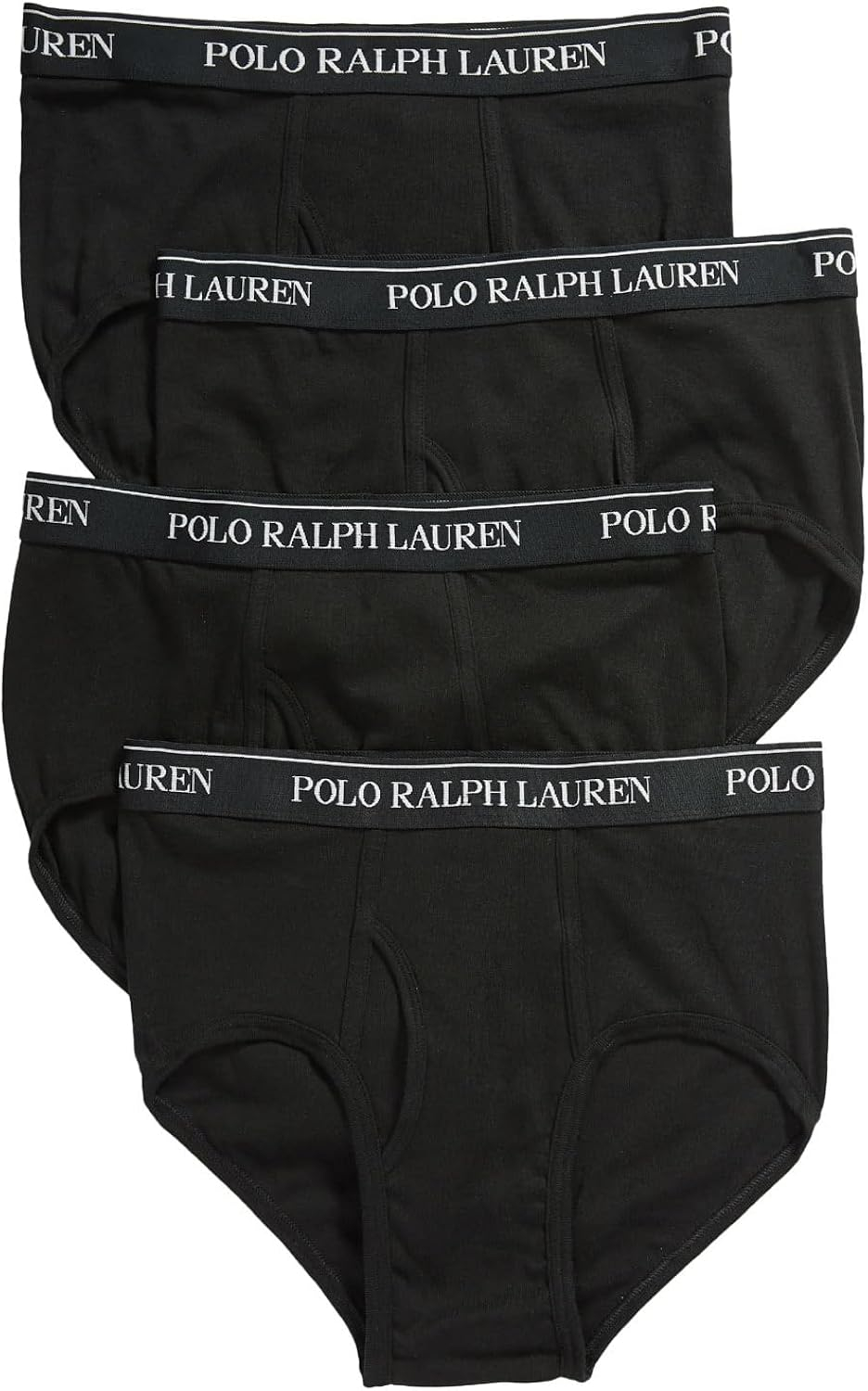 Large Black Cotton Regular Fit Briefs