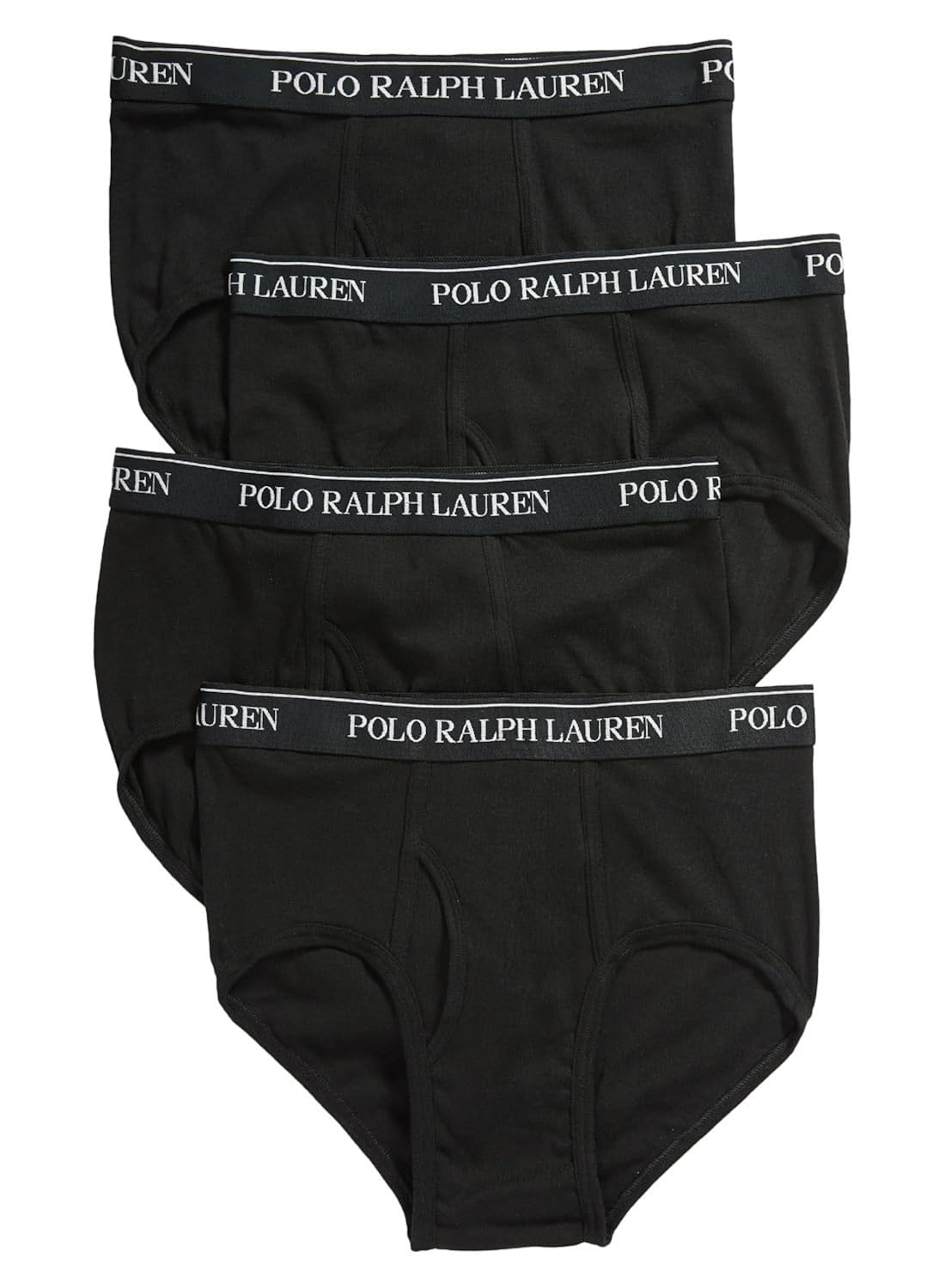 Large Black Cotton Regular Fit Briefs