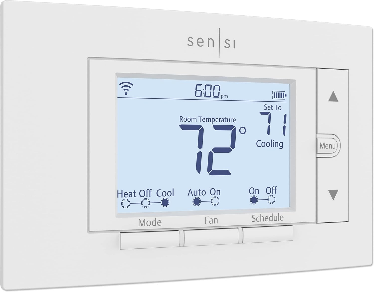 Sensi Smart Programmable Wi-Fi Thermostat-White