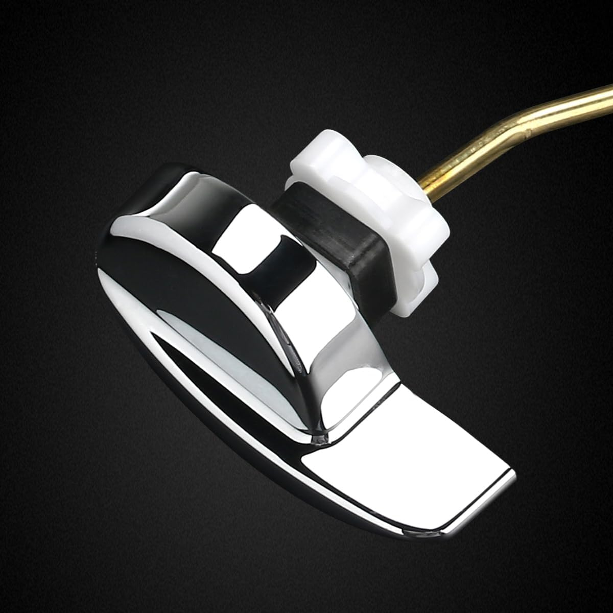 Toilet Flush Lever Handle Universal Toilet Handle Replacement for Toilet Tank (Side Mount)