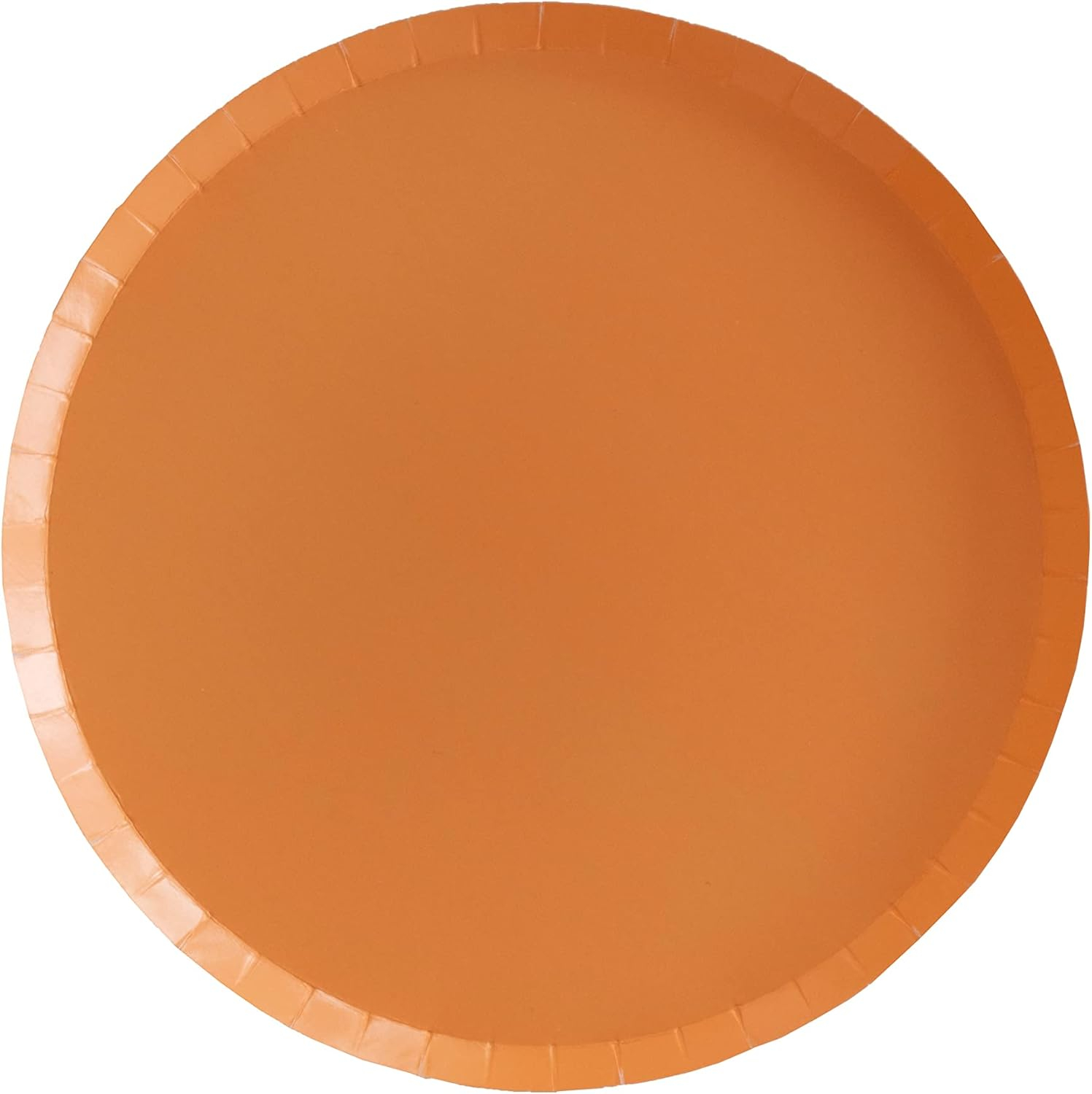 Apricot Orange 8" Paper Dessert Plates - Pack of 8