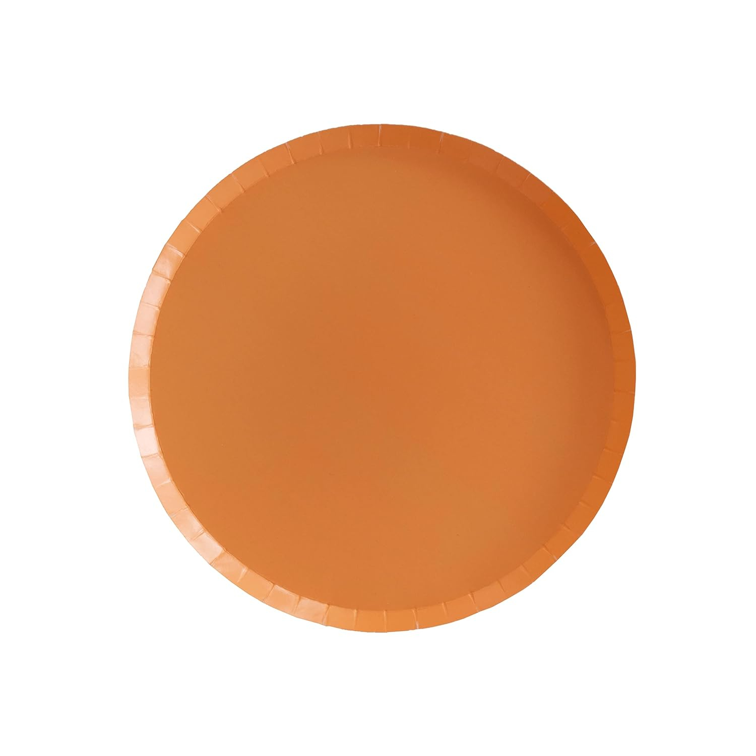 Apricot Orange 8" Paper Dessert Plates - Pack of 8