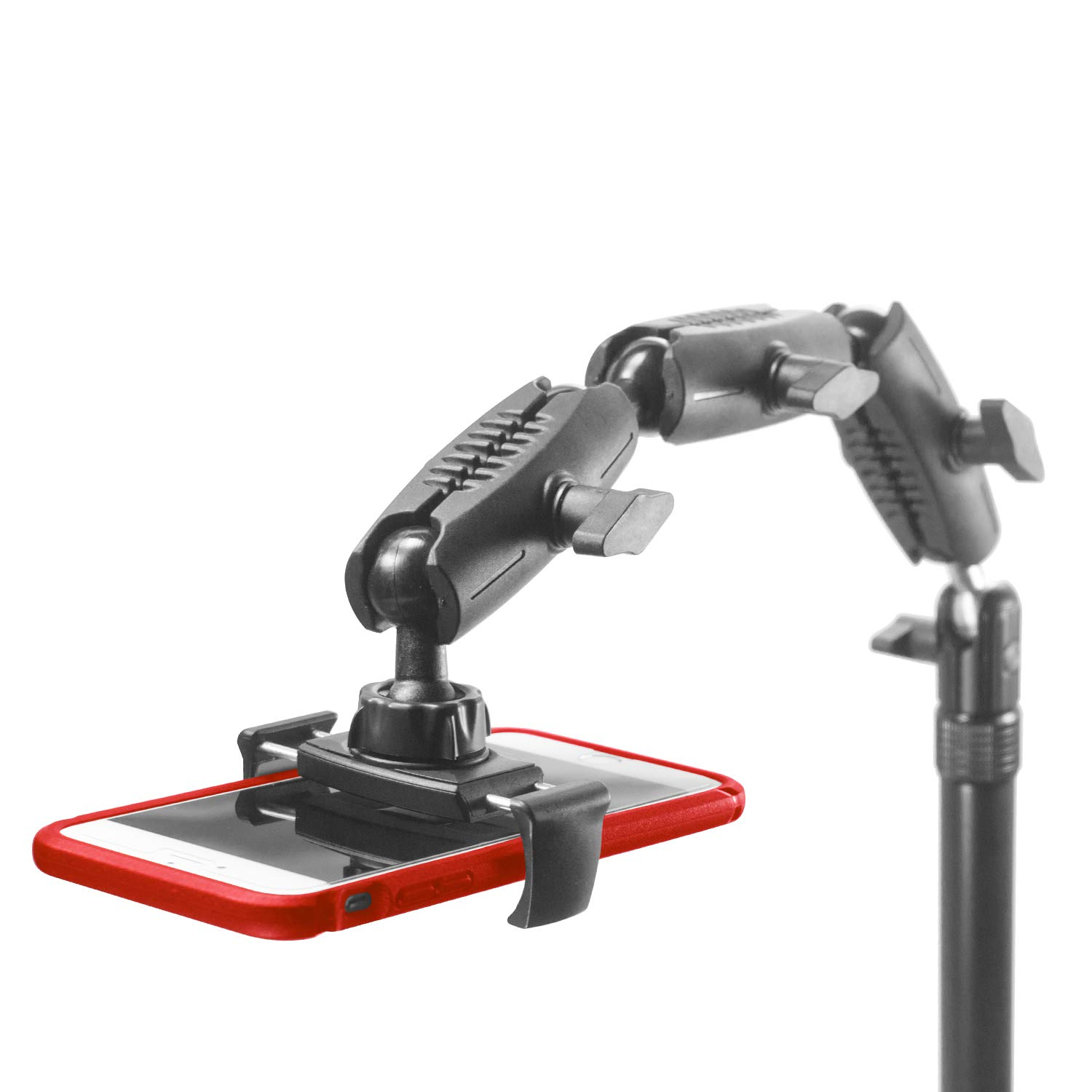 iBOLT Stream-Cast Stand Adjustable Overhead Phone Mount for Live Streaming Tutorial Videos and Photos. Great for Crafters, Bakers, Artists