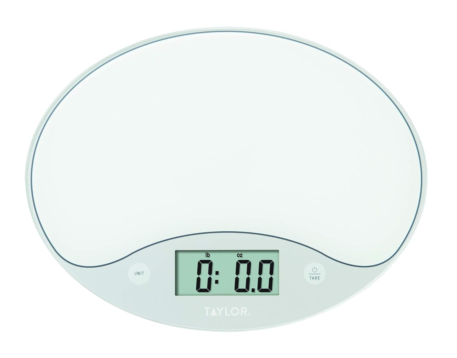 Taylor 6309561 11 lbs Digital Kitchen Scale, White