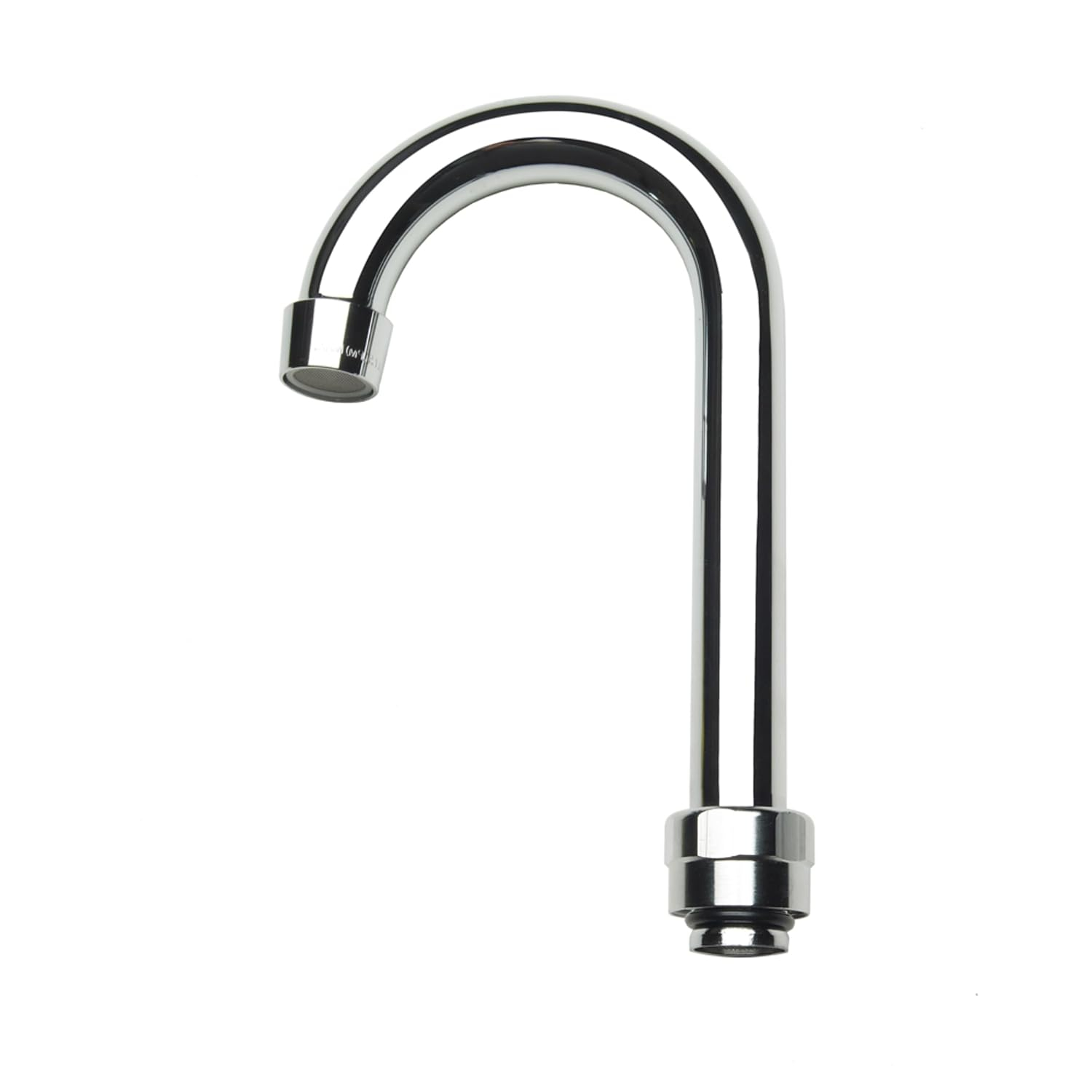 Silver Chrome Gooseneck Replacement Faucet Spout, 6-1/2" Height