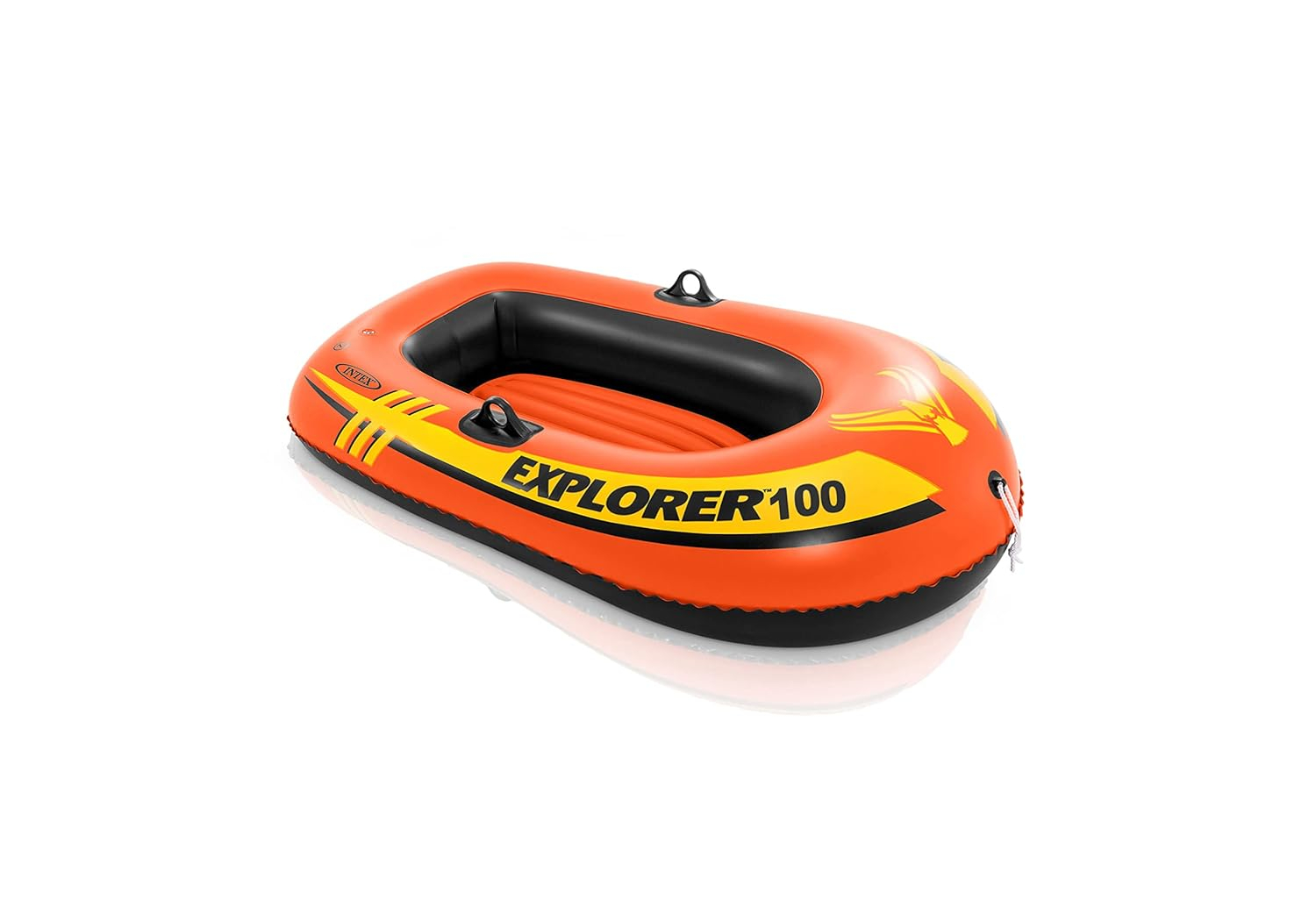 Open Box Intex Explorer 100 1 Person Youth Pool Lake Inflatable Raft Row Boat