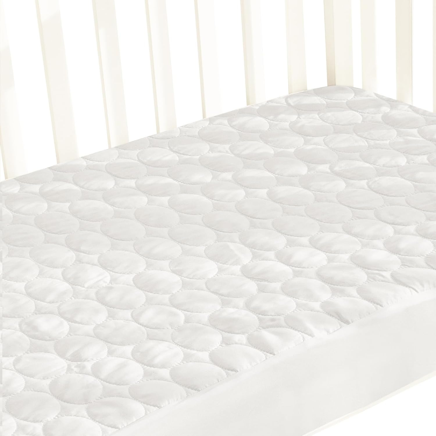 Biloban Toddler Waterproof Crib Mattress Pad Cover(52\"x 28\"), Baby Bed Mattress Protector