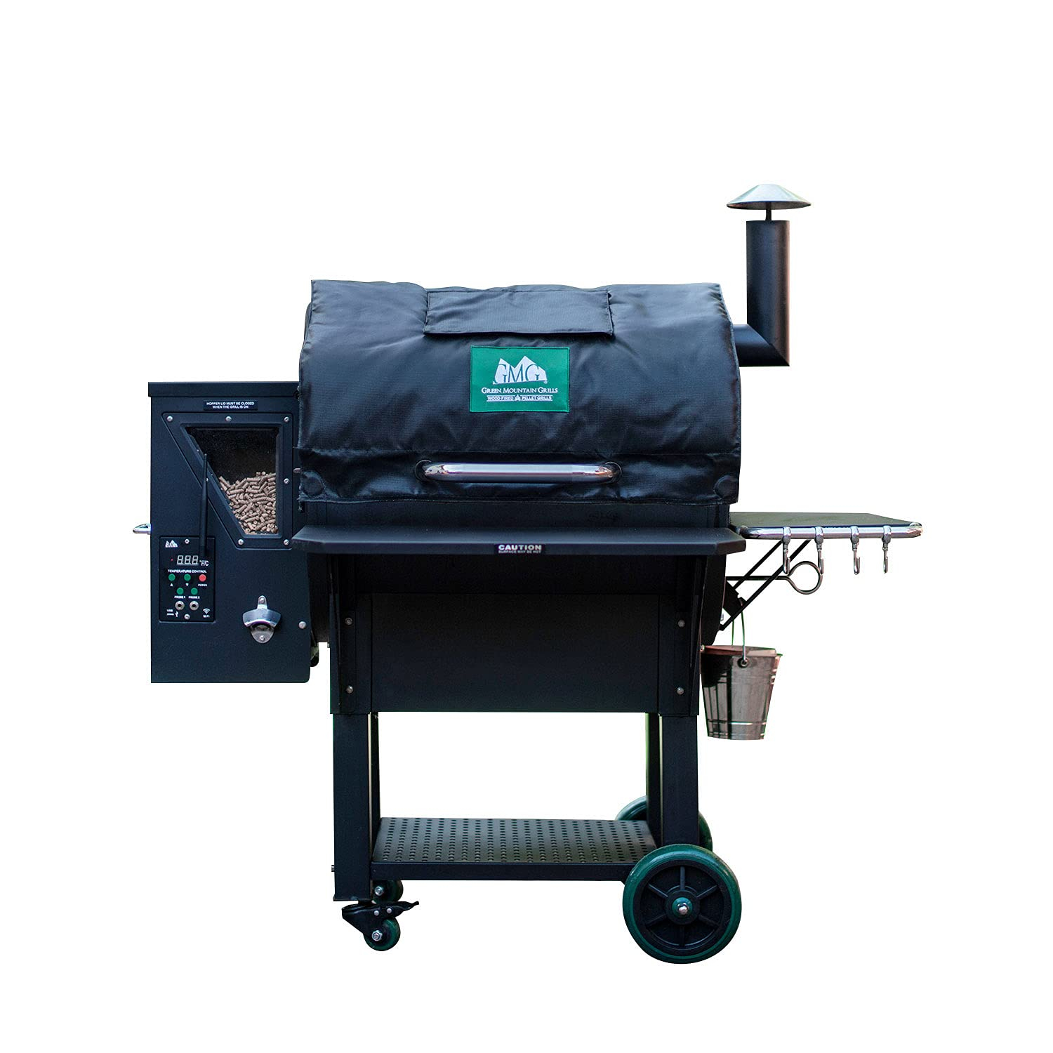 Black Insulated Thermal Blanket for Large Pellet Grills