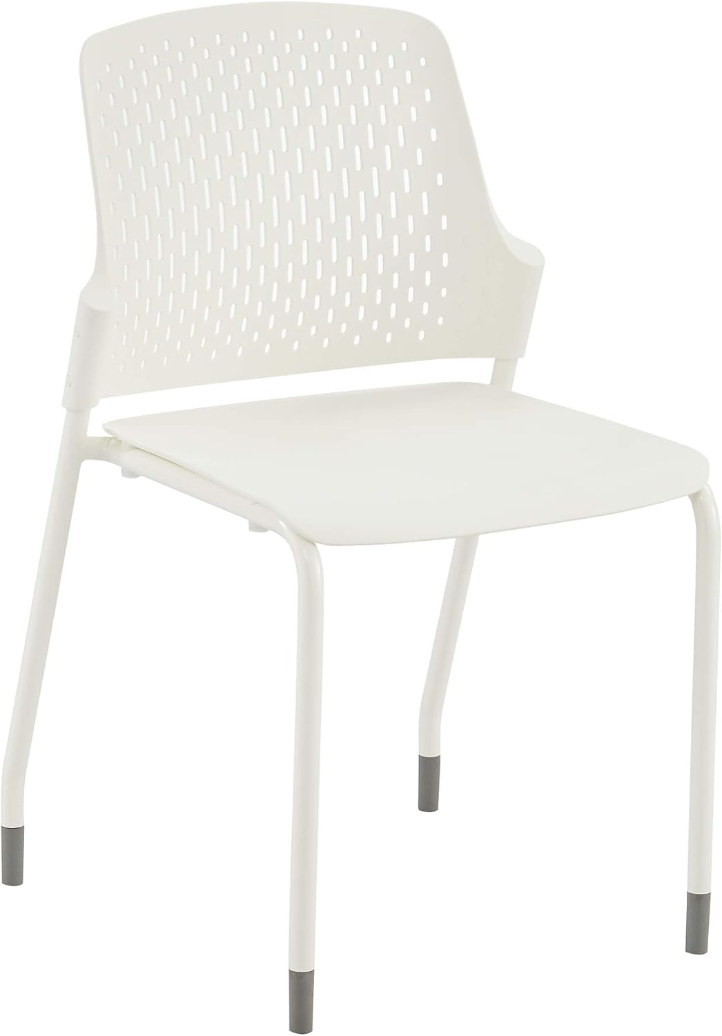 Next Stack Chairs(4) in White - 19.75"L x 19.75"W x 33"H