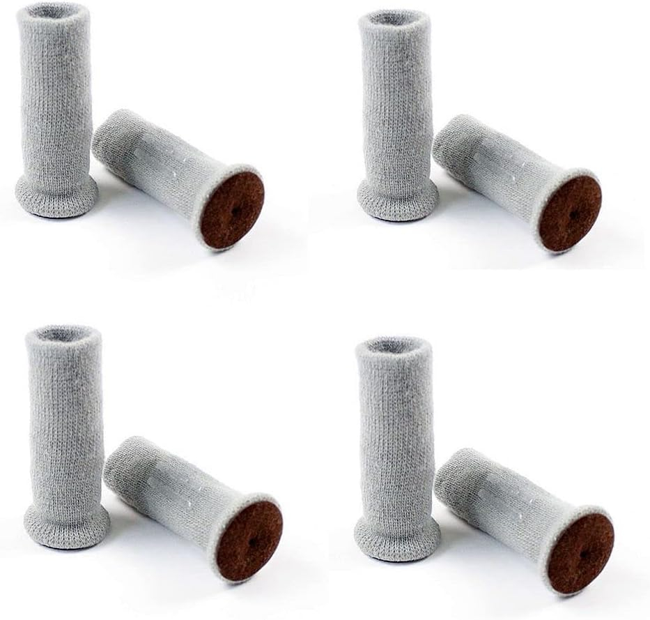 Felt Bottom NancyProtectz Furniture Leg Floor Protectors (Grey-1, Small) Furniture Sock Covers for Hardwood Floor Protection