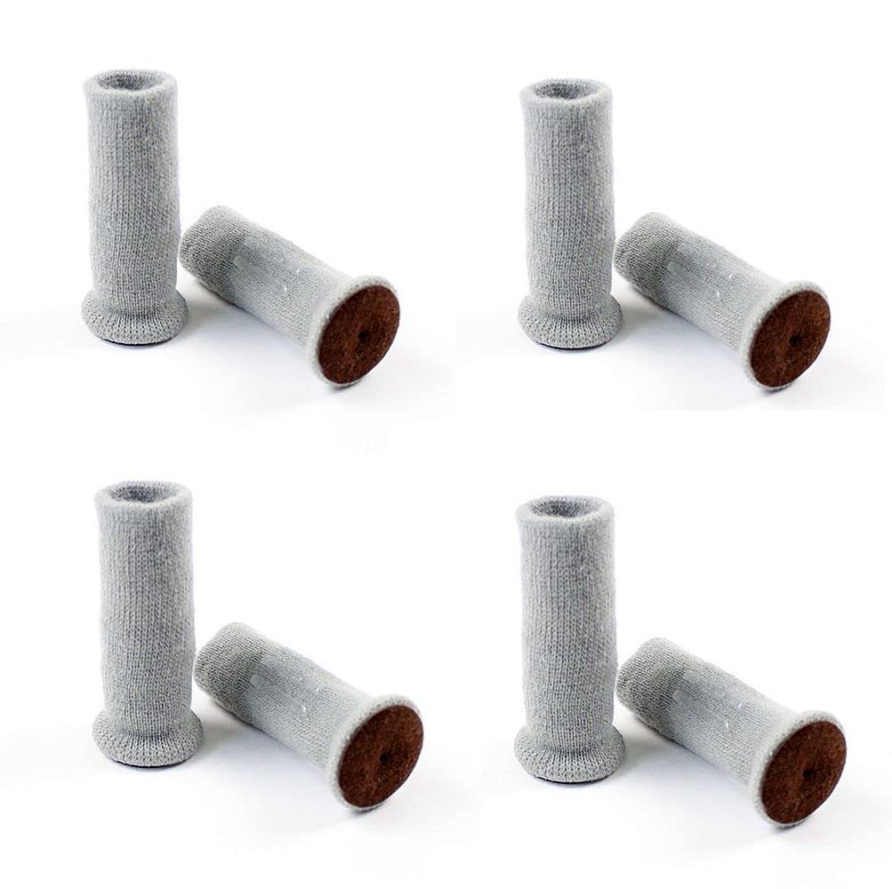 Felt Bottom NancyProtectz Furniture Leg Floor Protectors (Grey-1, Small) Furniture Sock Covers for Hardwood Floor Protection