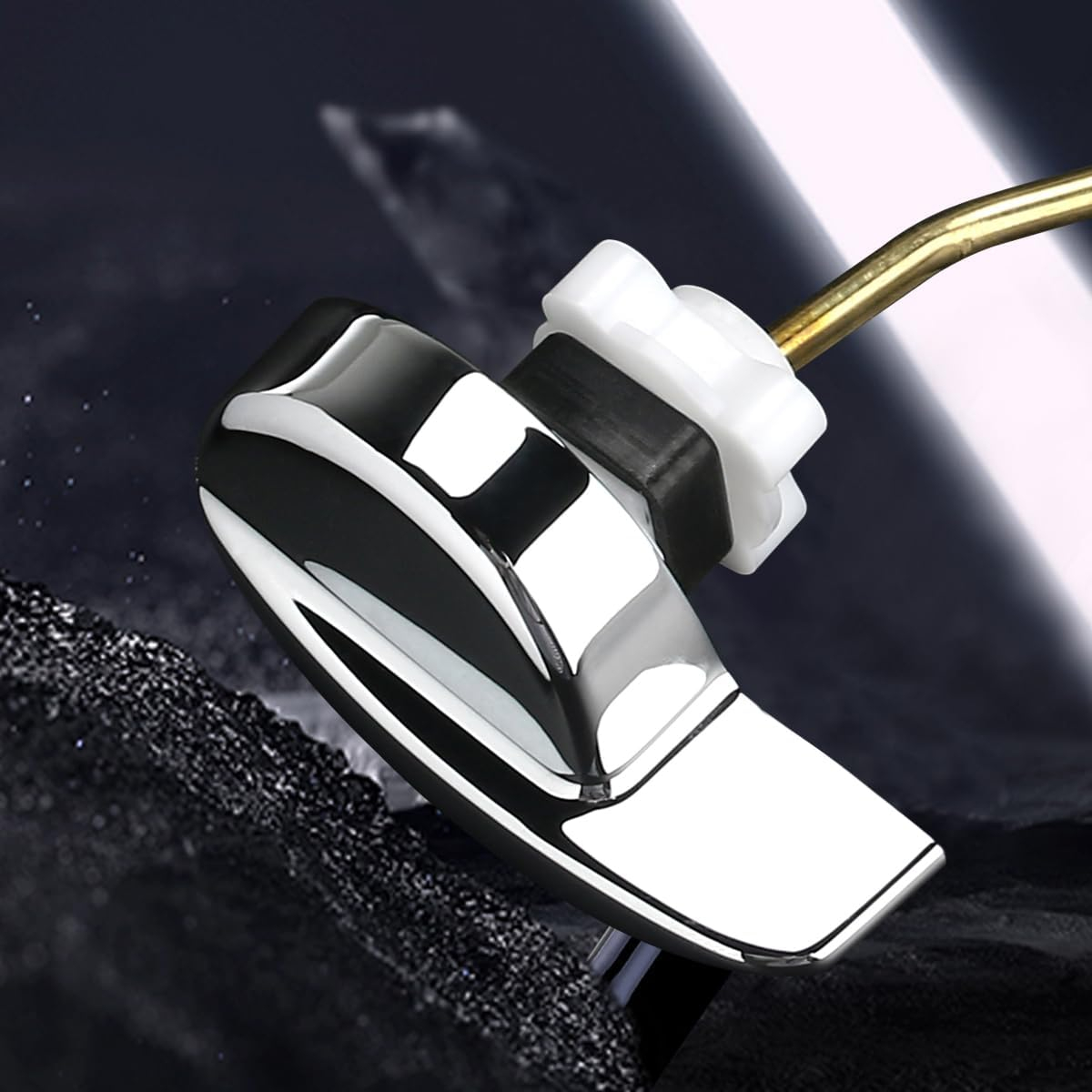 Toilet Flush Lever Handle Universal Toilet Handle Replacement for Toilet Tank (Side Mount)