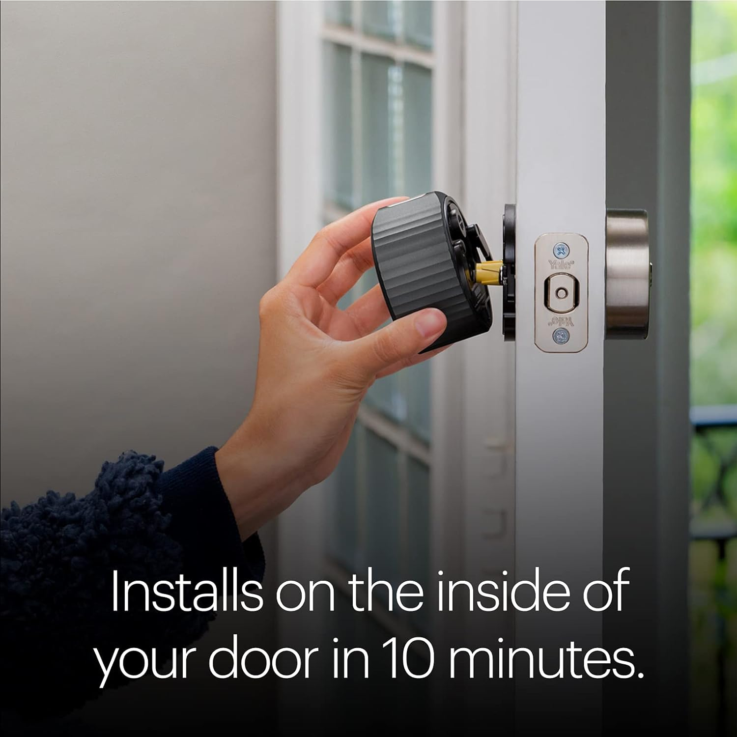 Matte Black Wi-Fi Smart Lock with Keypad and Bluetooth