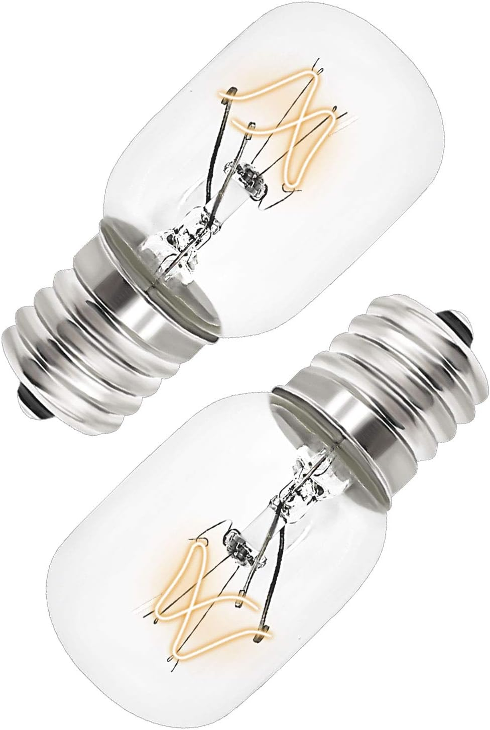 AMI PARTS 8206232A Bulb 40w 125v Microwave Oven Light Replacement Part for Whirlpool Kenmore Maytag Microwave (2pc)