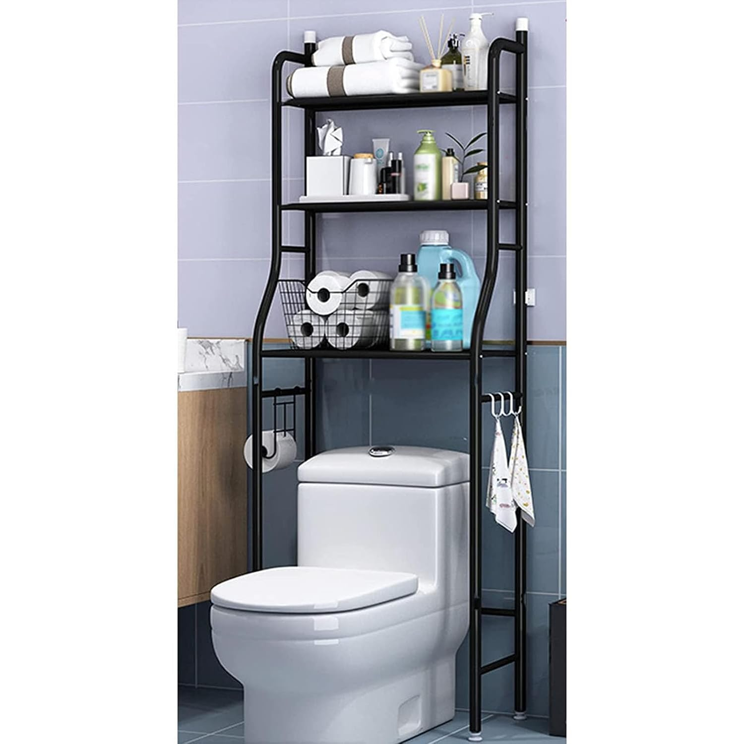 Vobor 3-Tier Over theToilet Storage,Over Toilet Shelf,Bathroom Space Saver