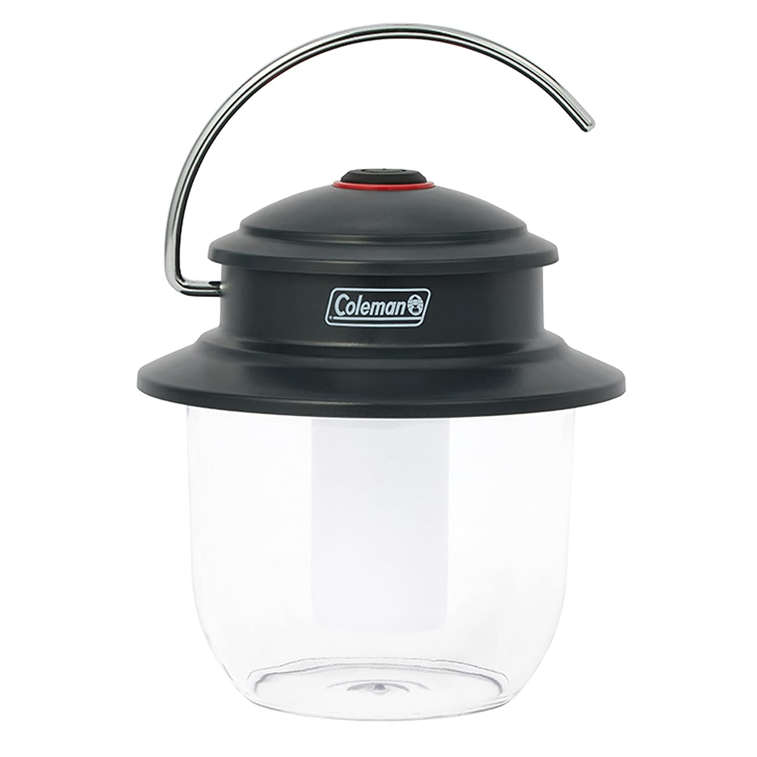 Rechargeable Black Metal-Inspired LED Lantern, 400 Lumens