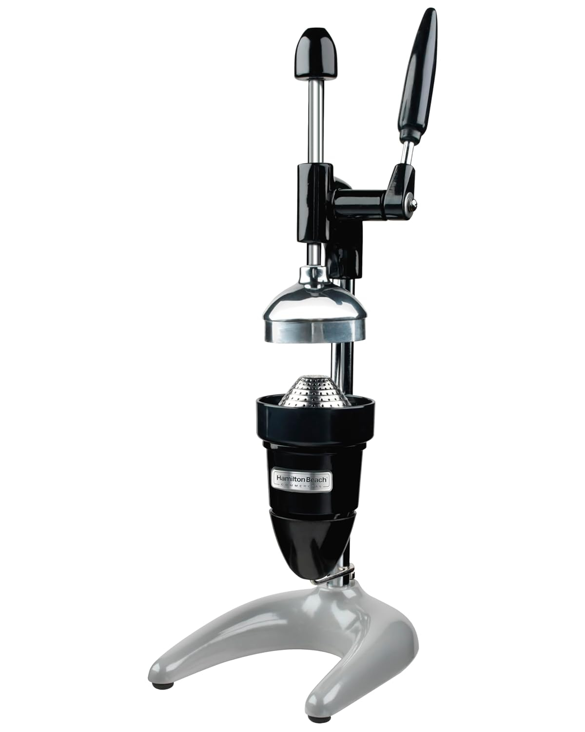 Hamilton Beach Black and Chrome Manual Citrus Juicer