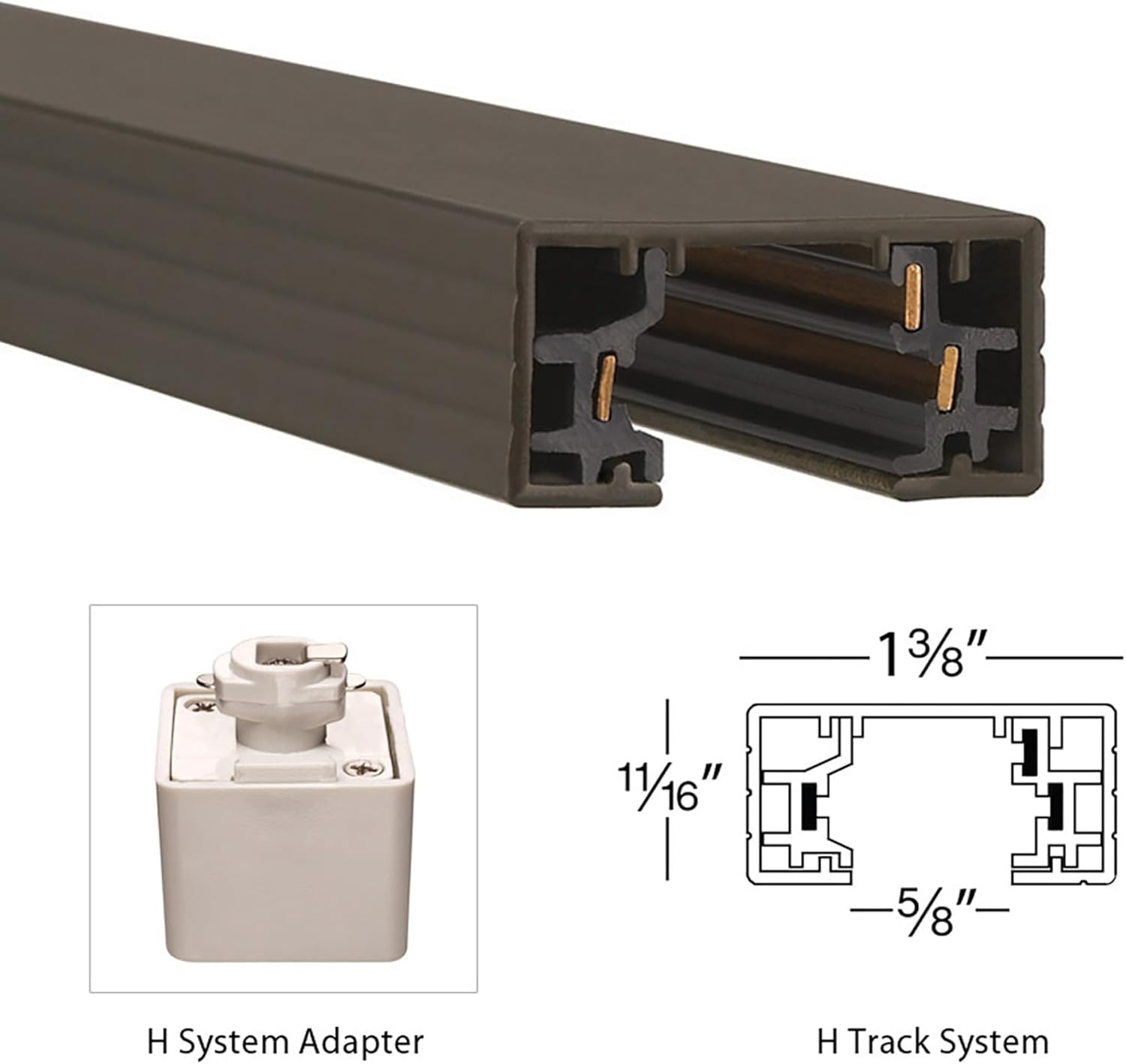 WAC Lighting HMP-DB Monopoint Adapter Canopy